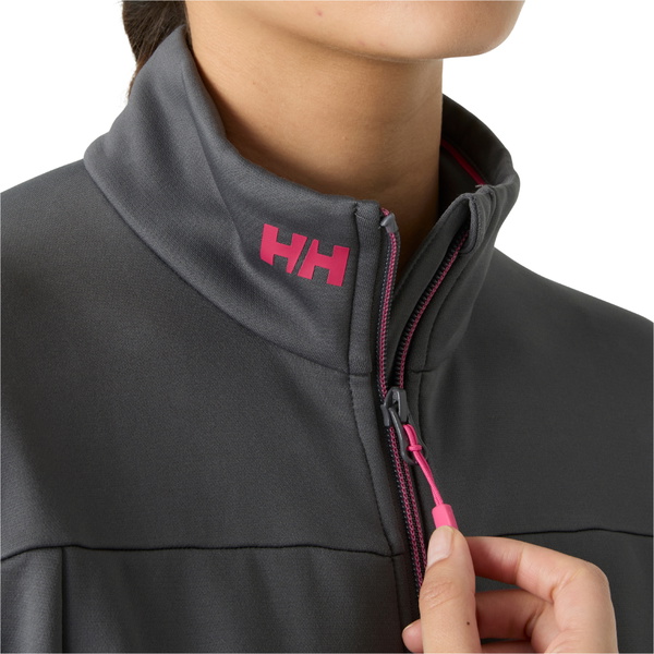 2026 Helly Hansen Womens Crew Fleece Jacket 34604 - Thunder Grey